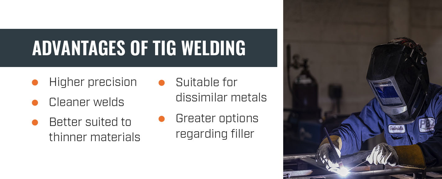 advantages of TIG welding